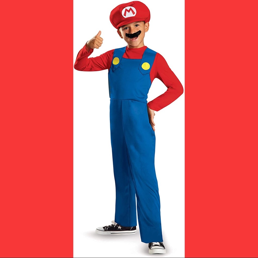 Mario and Luigi Classic Child Costume Mario